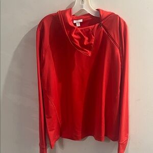 J. Jill Fit Vibrant Red Top
